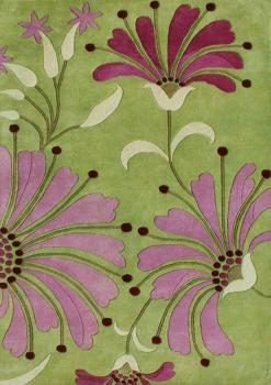 African Daisy Floral Woolen Carpet Manufacturers in Andhra Pradesh